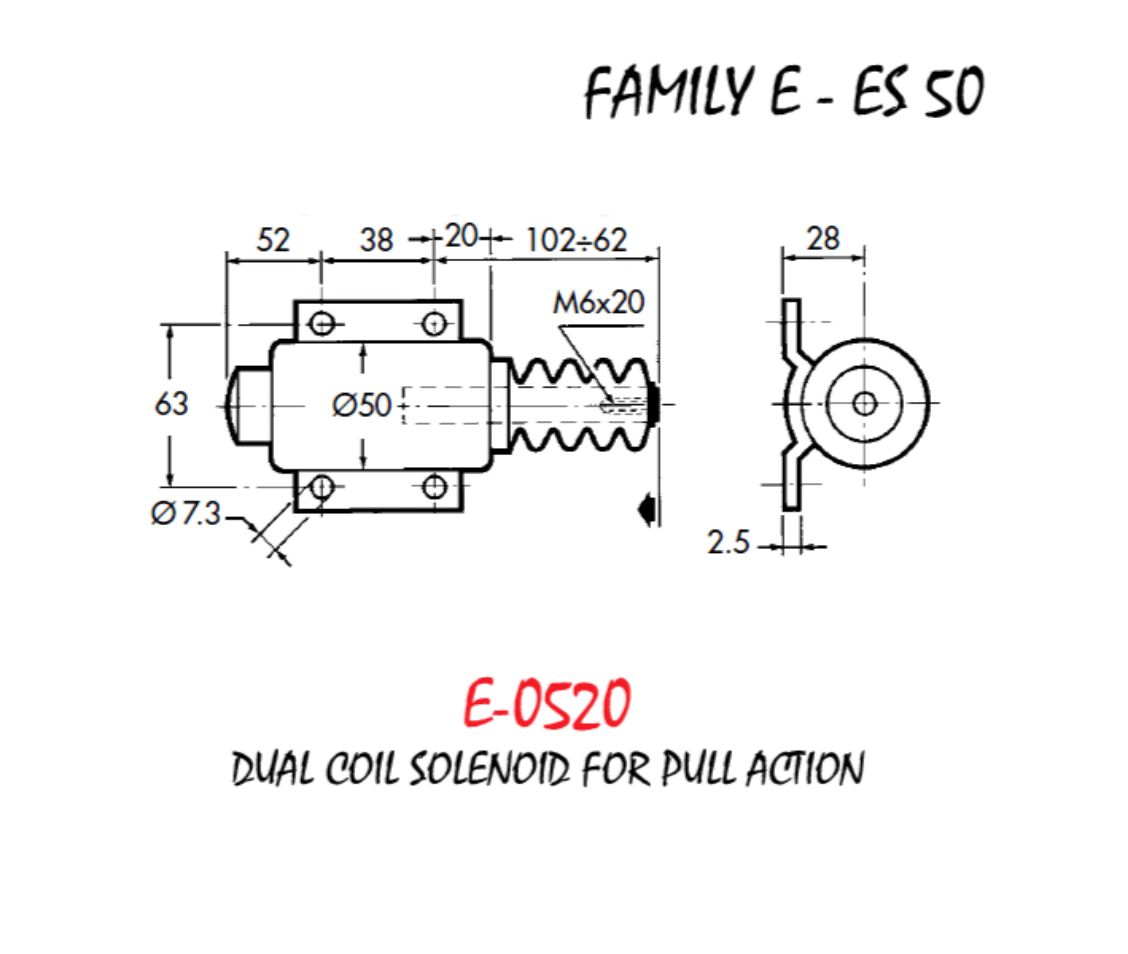 STOPRELAIS / MAGNEET 24 VOLT - Afbeelding 3