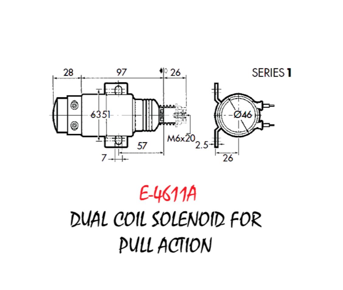 STOPRELAIS / MAGNEET 12 VOLT - Afbeelding 2