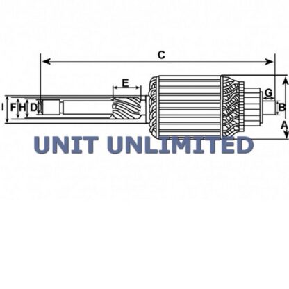 ANKER VOOR FIAT 500 / 126 STARTER - Afbeelding 3