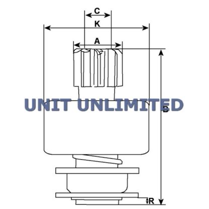 BENDIX DELCO STARTMOTOR USA - Afbeelding 2