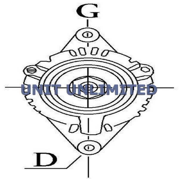 DYNAMO YANMAR 60 AMP MASSA VRIJ - Afbeelding 5