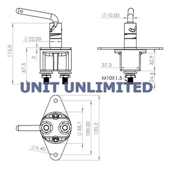 HOOFDSTROOM SCHAKELAAR ZWAAR - Afbeelding 3