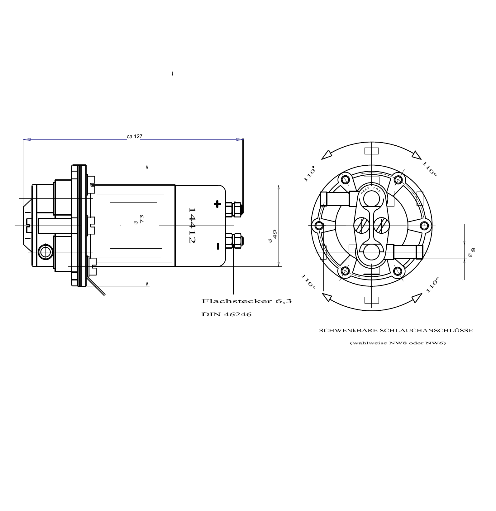 BRANDSTOFPOMP 12 V HARDI 14412 - Afbeelding 4